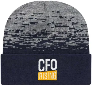 Cap America Static Pattern Knit with Cuff