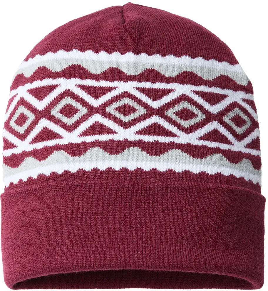 Cap America USA-Made Diamond Knit Cuff
