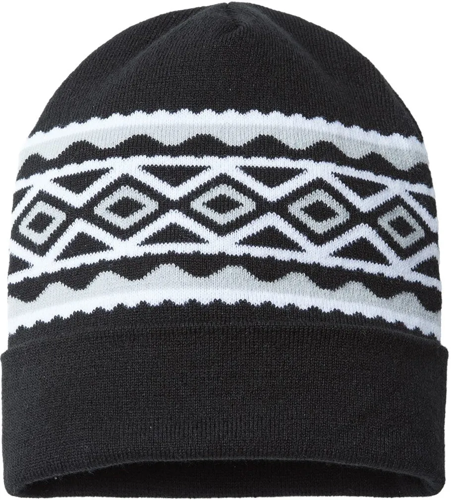 Cap America USA-Made Diamond Knit Cuff