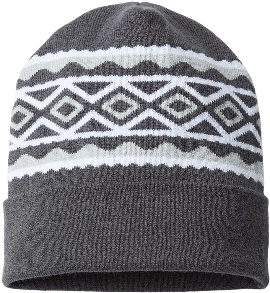 Cap America USA-Made Diamond Knit Cuff