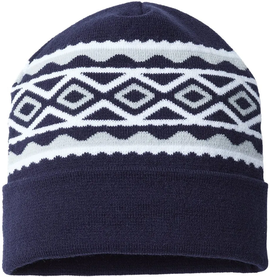 Cap America USA-Made Diamond Knit Cuff