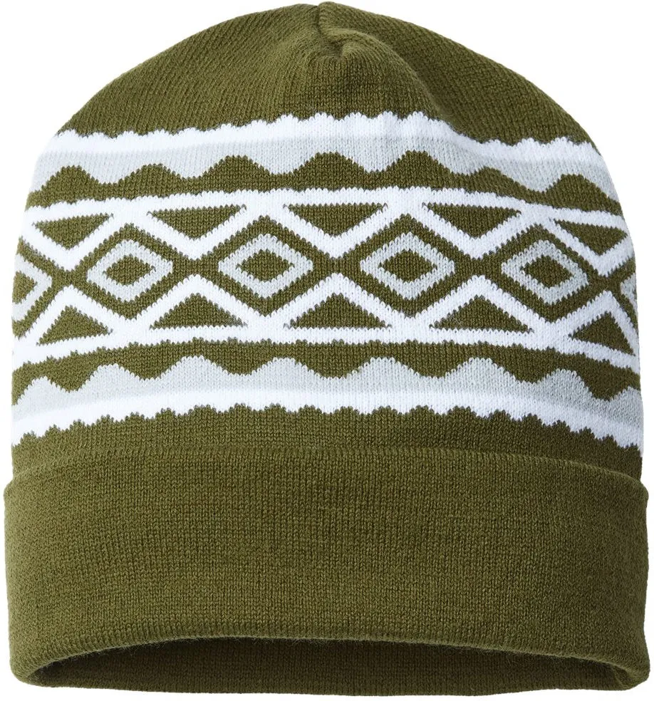 Cap America USA-Made Diamond Knit Cuff