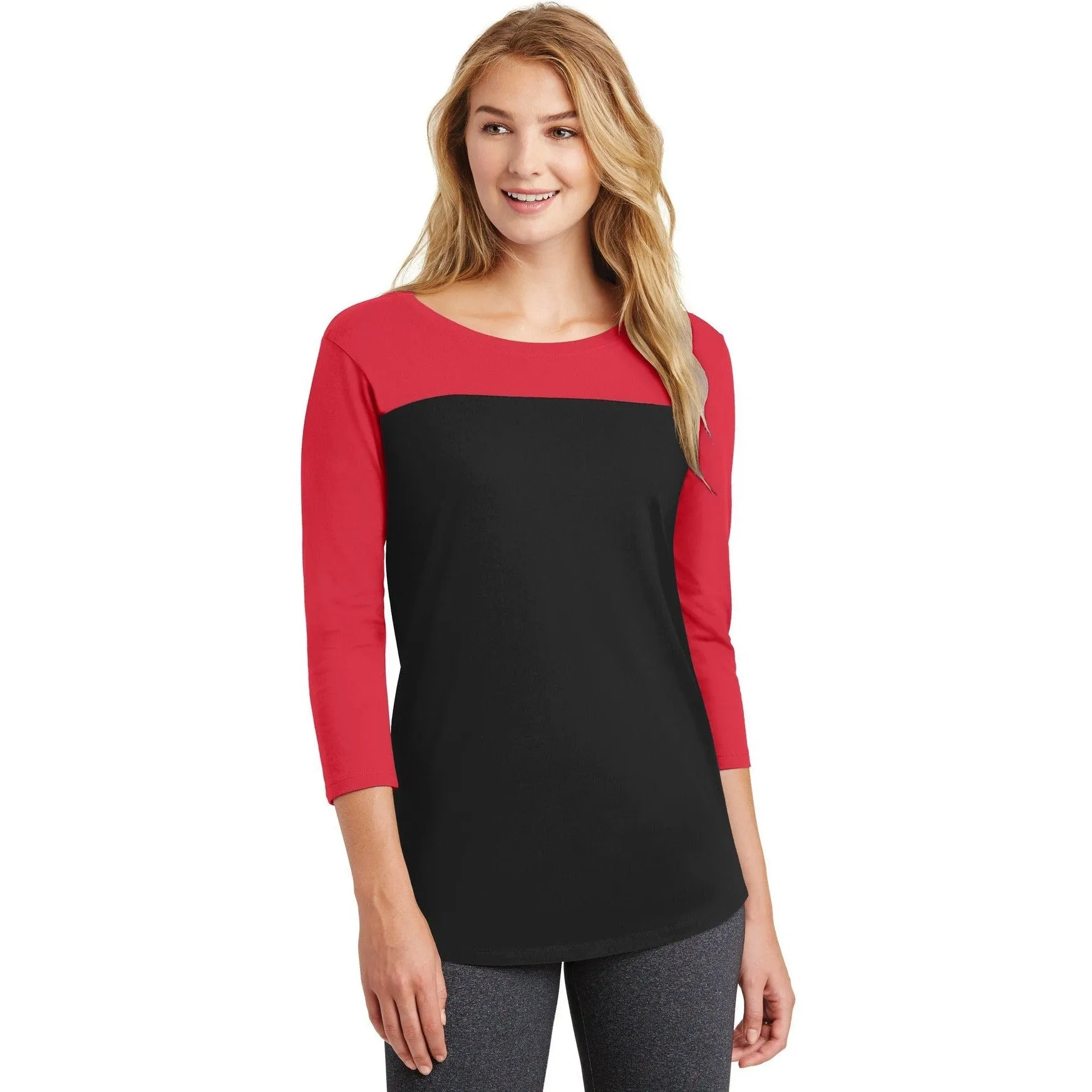 CLOSEOUT - District Women's Rally 3/4-Sleeve Tee