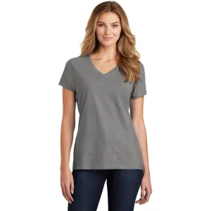 CLOSEOUT - Port & Company Ladies Fan Favorite Blend V-Neck Tee