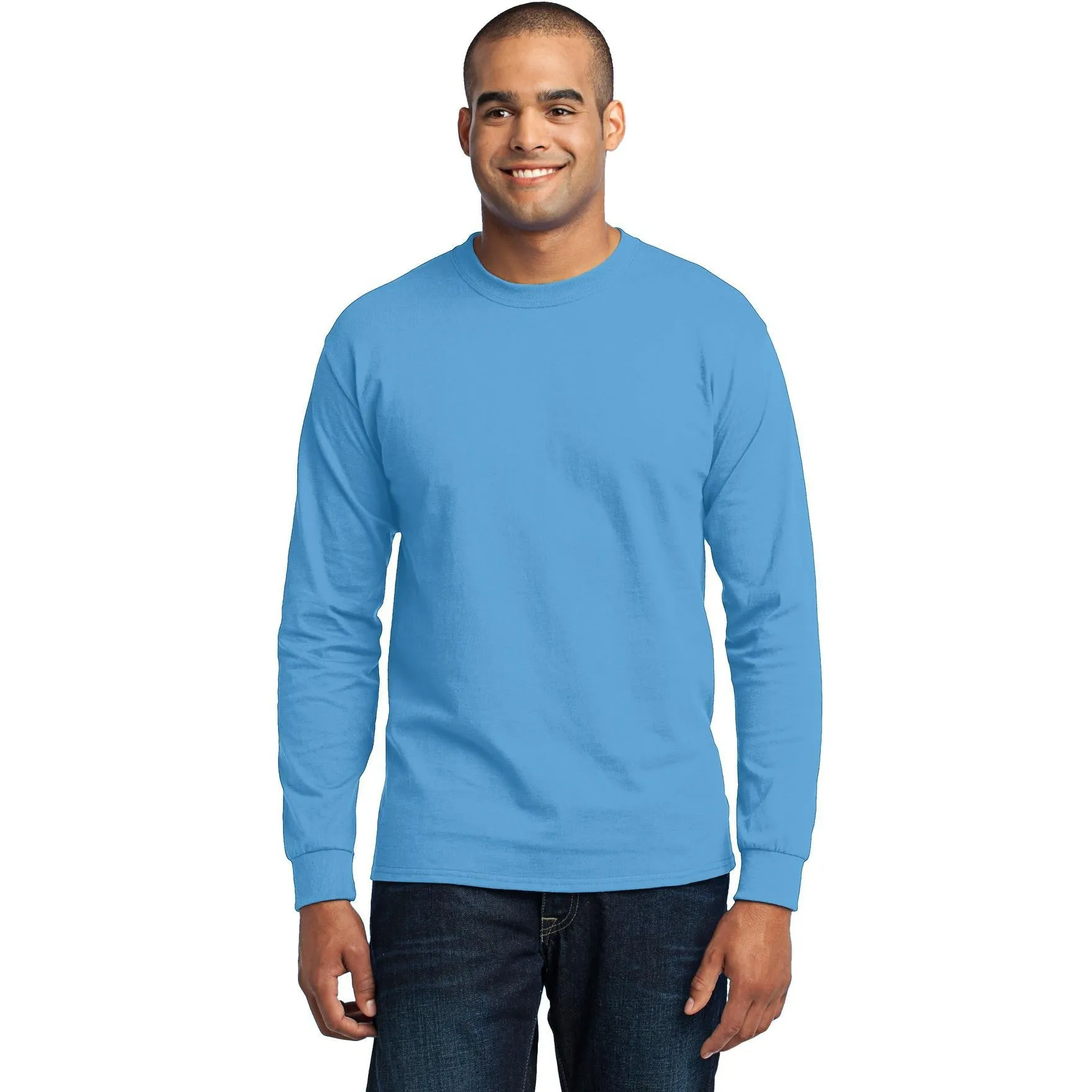 CLOSEOUT - Port & Company Tall Long Sleeve Core Blend Tee