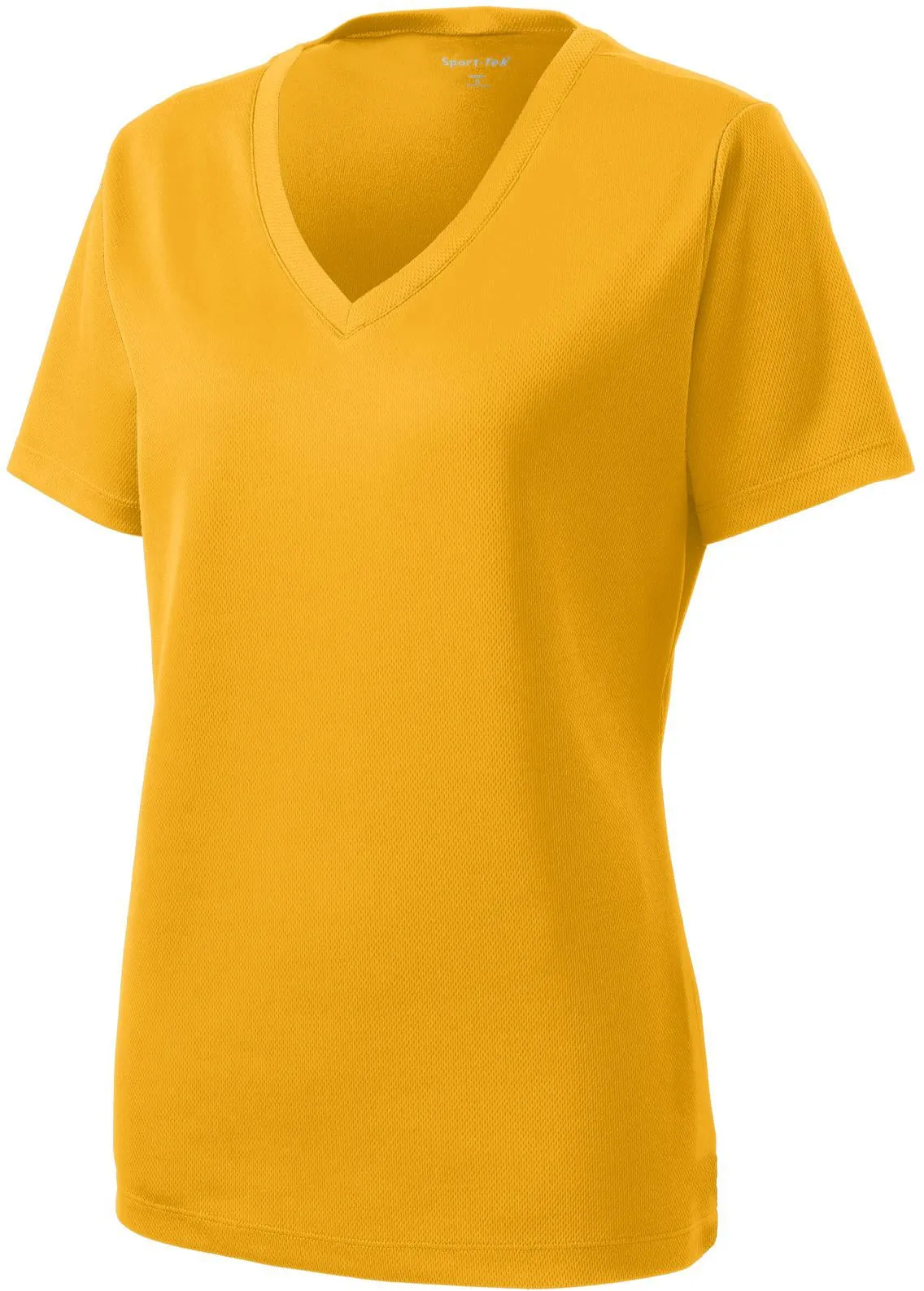 CLOSEOUT - Sport-Tek Ladies Posicharge Racermesh V-Neck Tee
