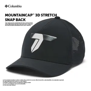 Columbia Unisex Black Mountaincap 3D Stretch Snap Back Cap