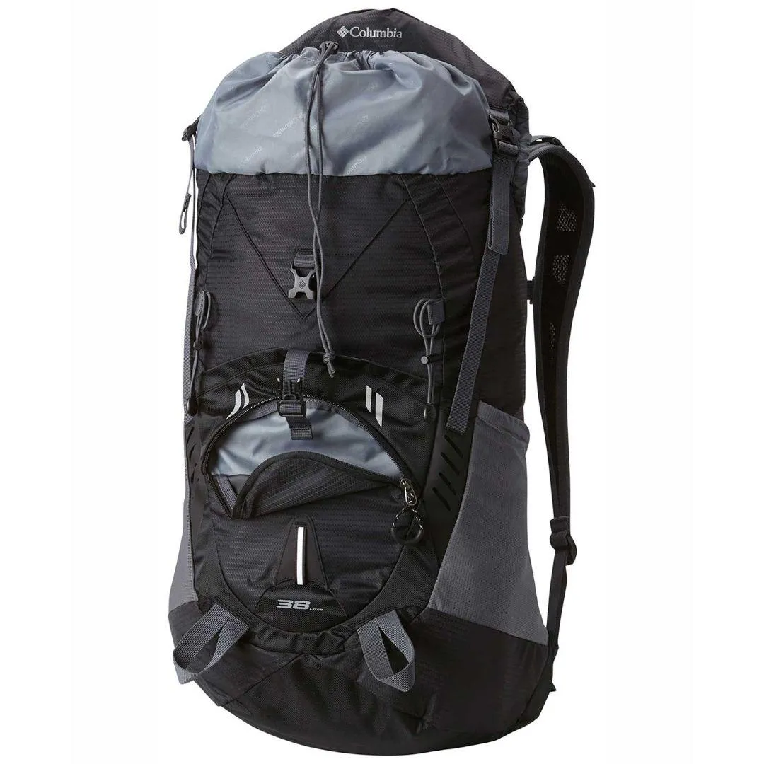 Columbia Unisex Black Outdoor Adventure 38L Backpack