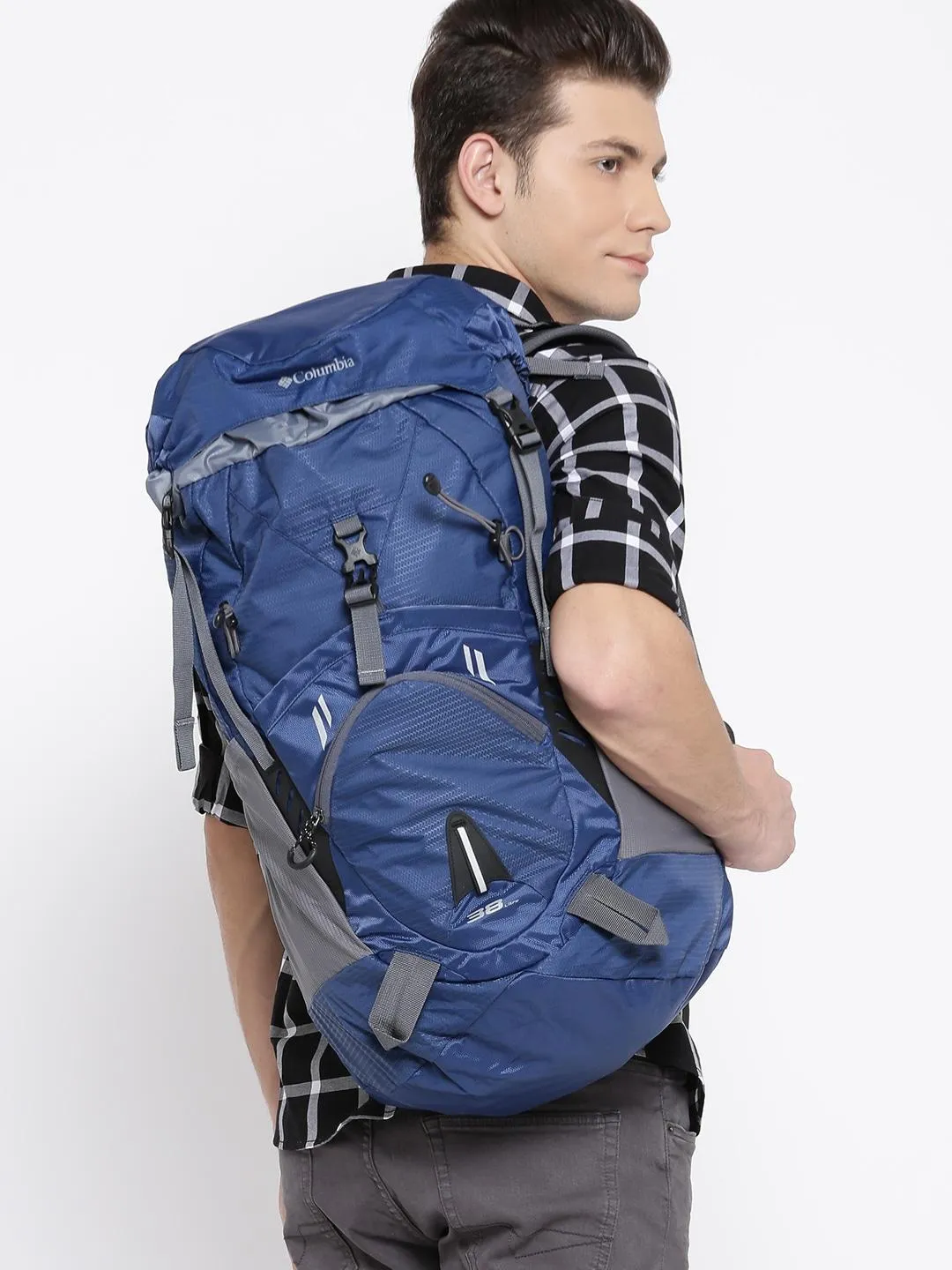 Columbia Unisex Blue Outdoor Adventure 38L Backpack