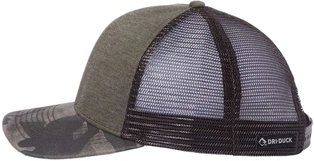 DRI Duck Pique Trucker Cap
