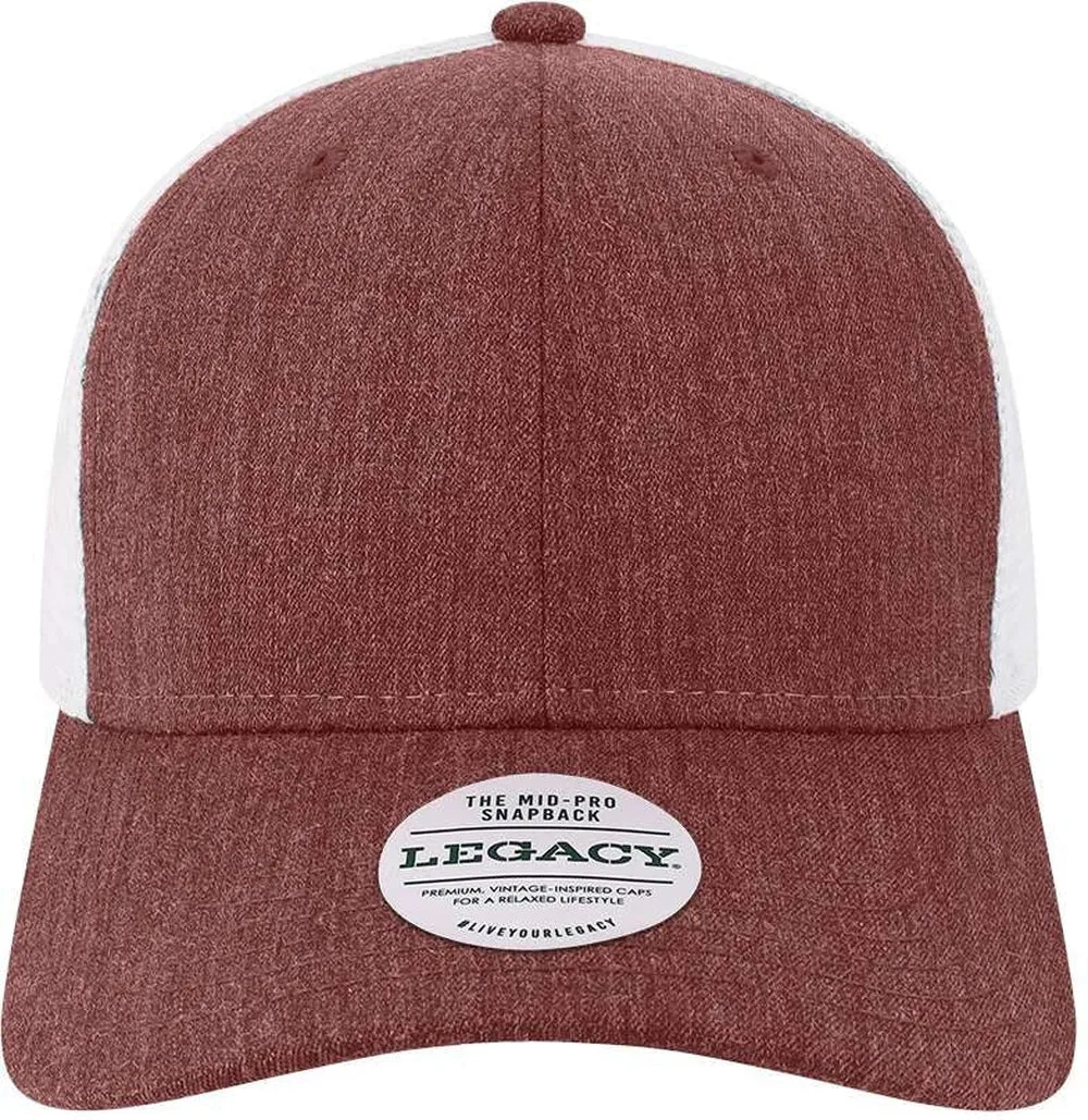 Legacy Mid-Pro Snapback Trucker Cap
