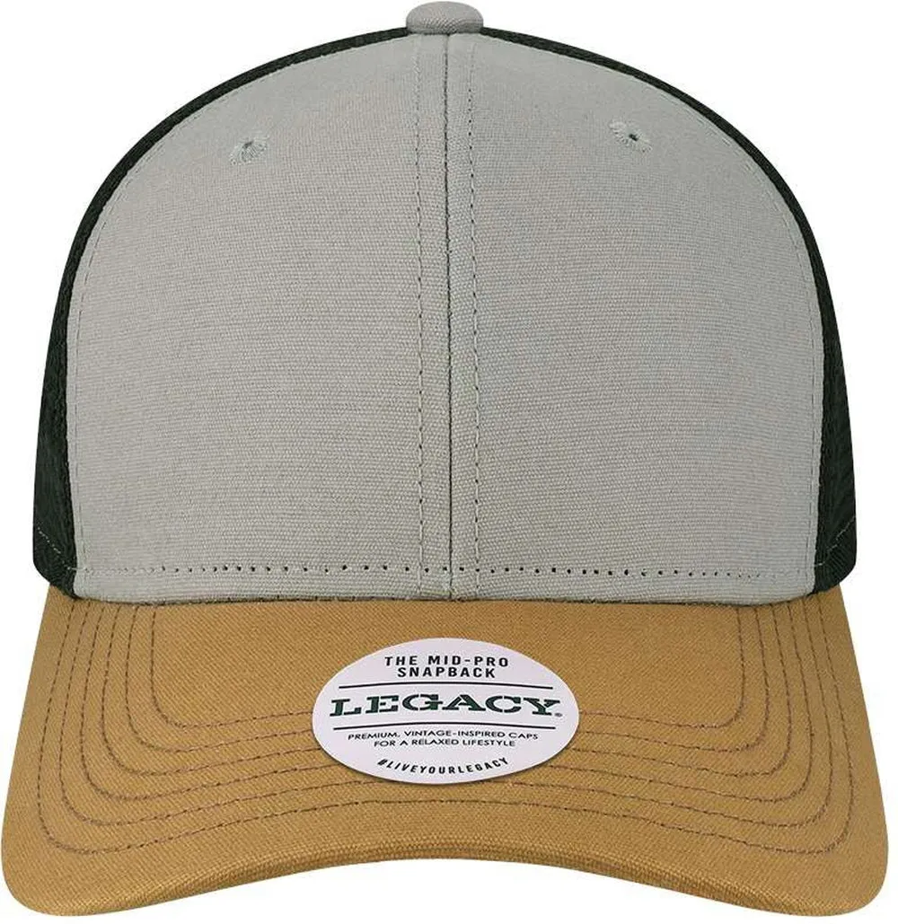 Legacy Mid-Pro Snapback Trucker Cap