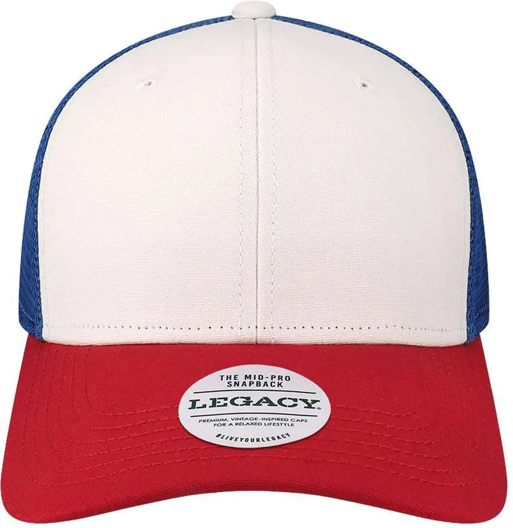 Legacy Mid-Pro Snapback Trucker Cap