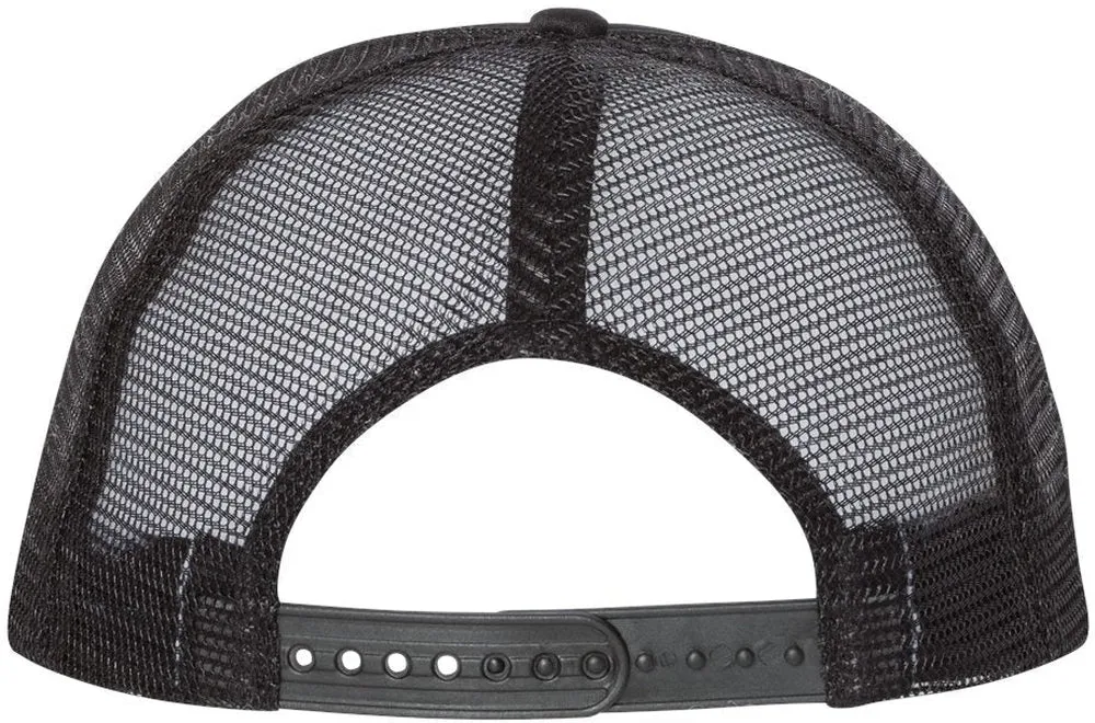Mega Cap Foam Front Flat Bill Trucker Cap