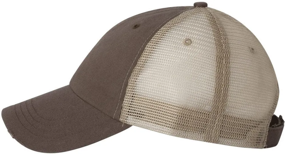 Mega Cap Frayed-Bill Twill Cap