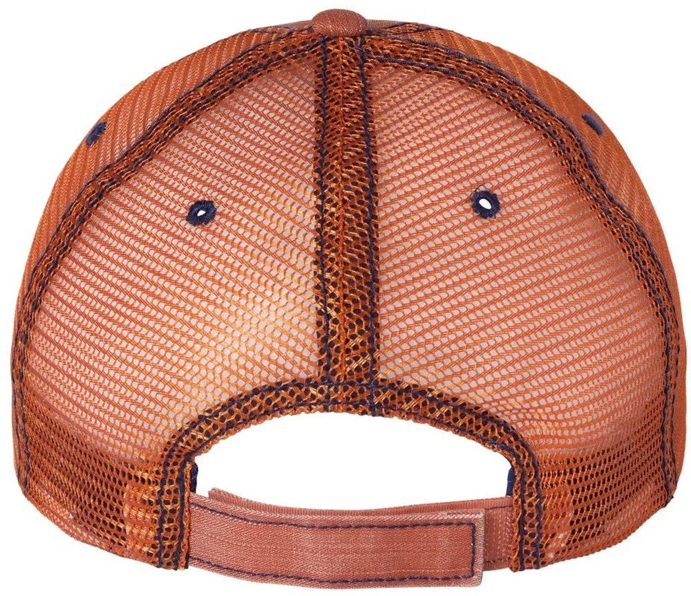 Mega Cap Herringbone Trucker Cap