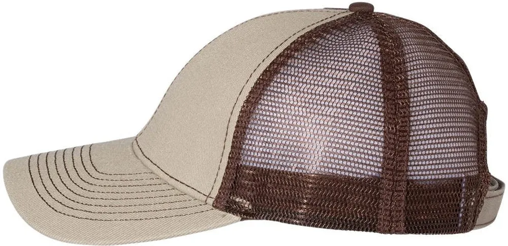 Mega Cap Twill Front Trucker Cap