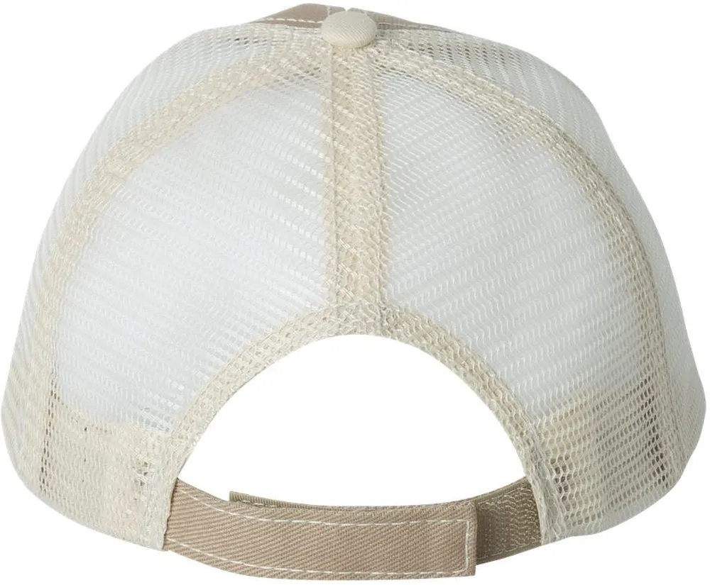 Mega Cap Twill Front Trucker Cap