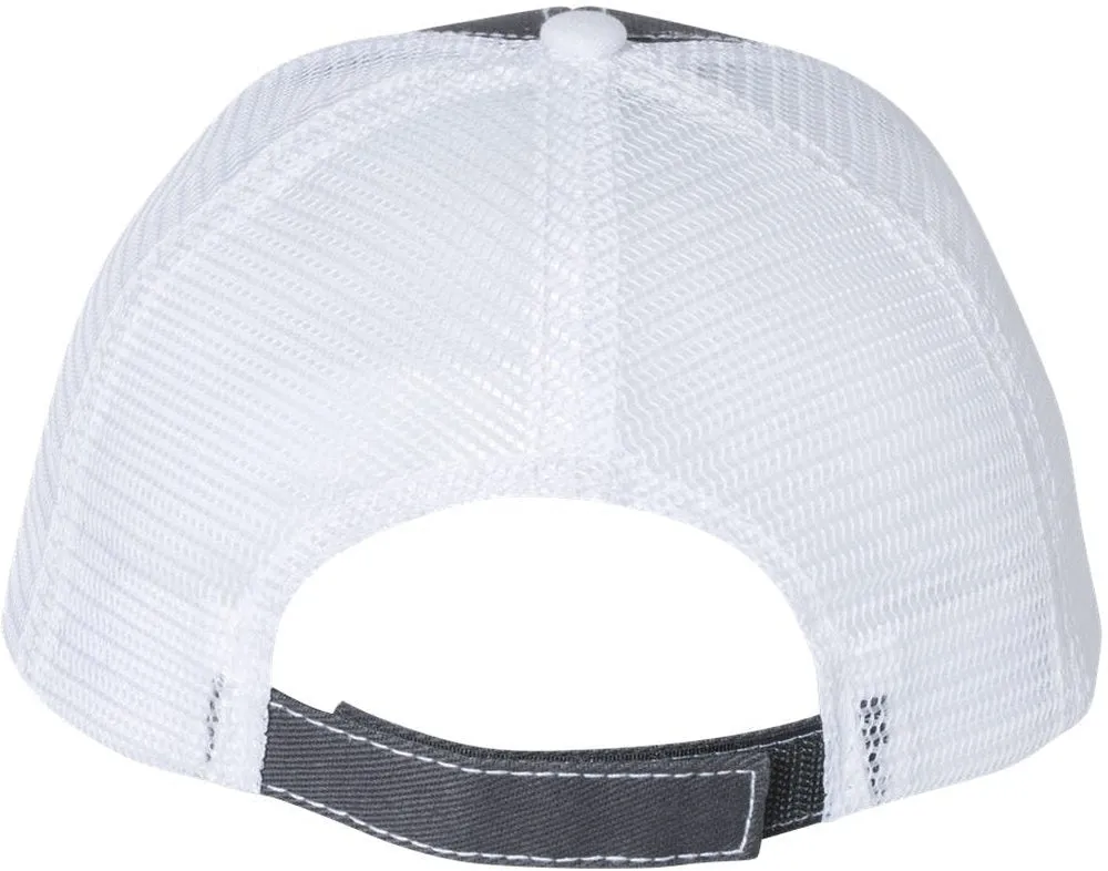 Mega Cap Twill Front Trucker Cap