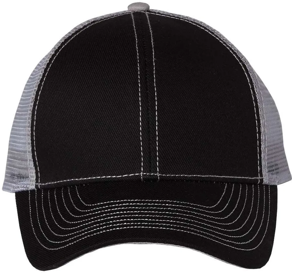 Mega Cap Twill Front Trucker Cap