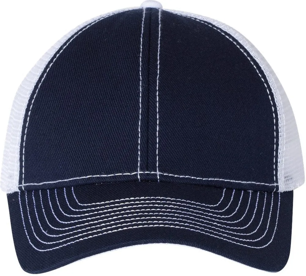 Mega Cap Twill Front Trucker Cap