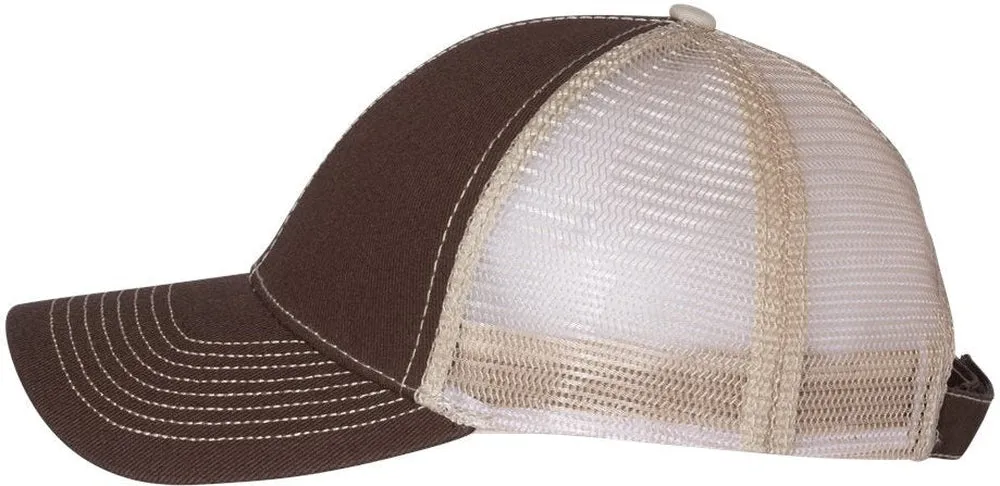 Mega Cap Twill Front Trucker Cap