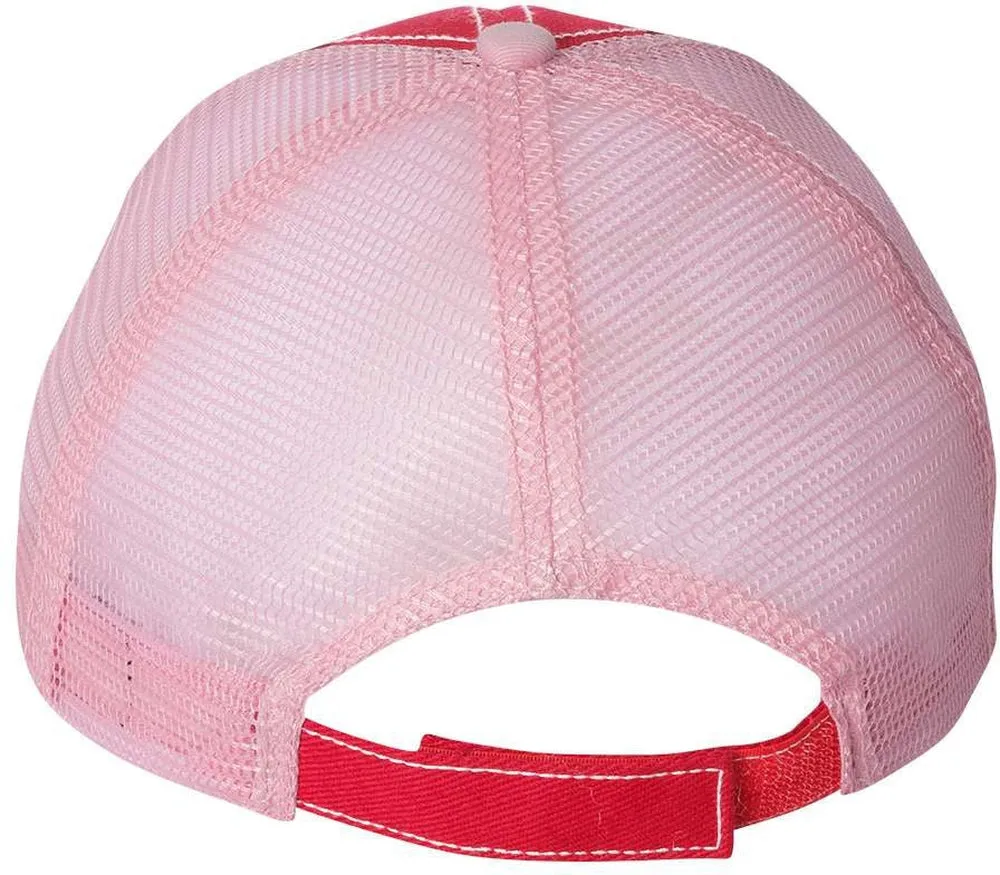 Mega Cap Twill Front Trucker Cap
