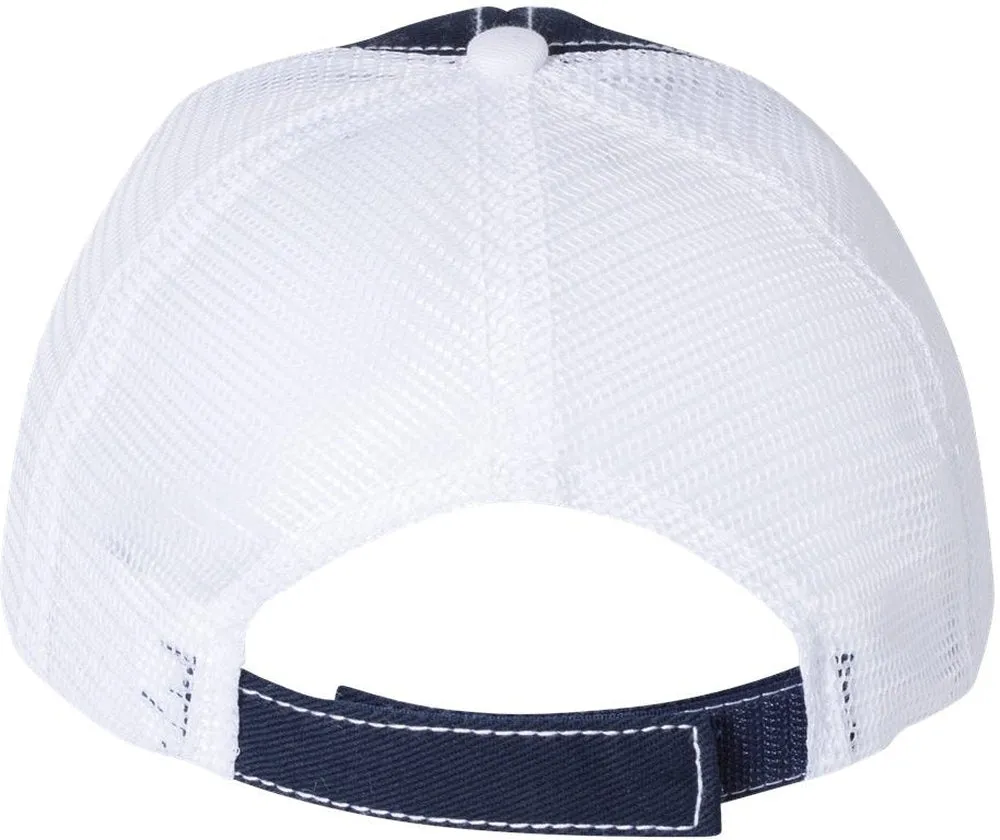Mega Cap Twill Front Trucker Cap