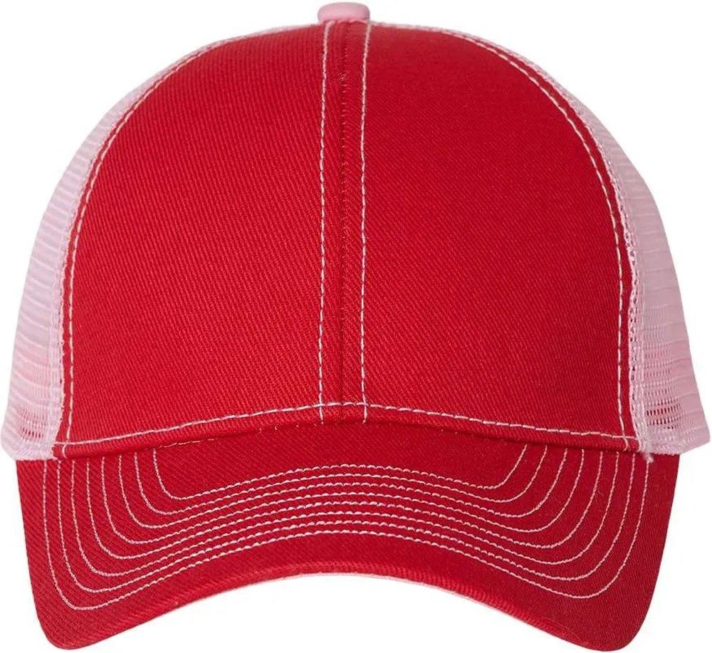 Mega Cap Twill Front Trucker Cap