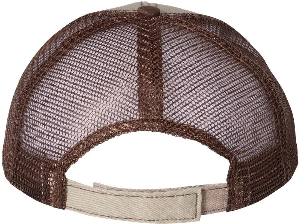 Mega Cap Twill Front Trucker Cap