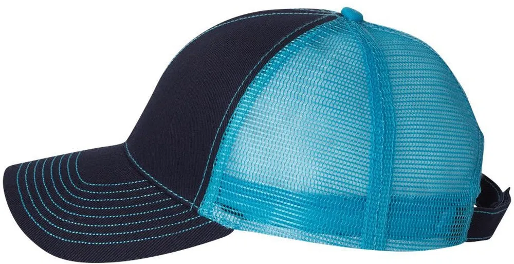 Mega Cap Twill Front Trucker Cap