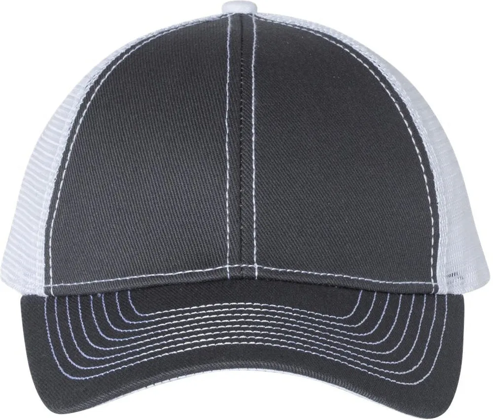 Mega Cap Twill Front Trucker Cap