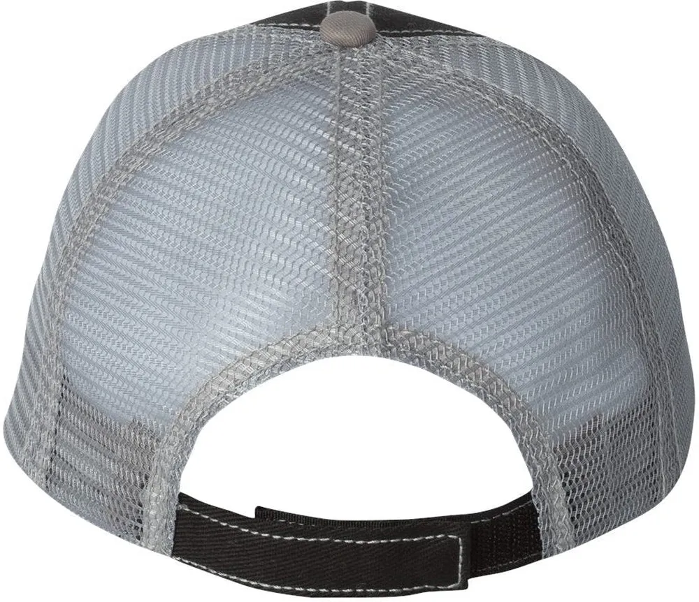 Mega Cap Twill Front Trucker Cap