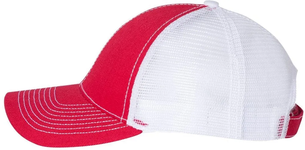 Mega Cap Twill Front Trucker Cap