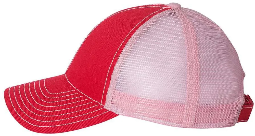 Mega Cap Twill Front Trucker Cap