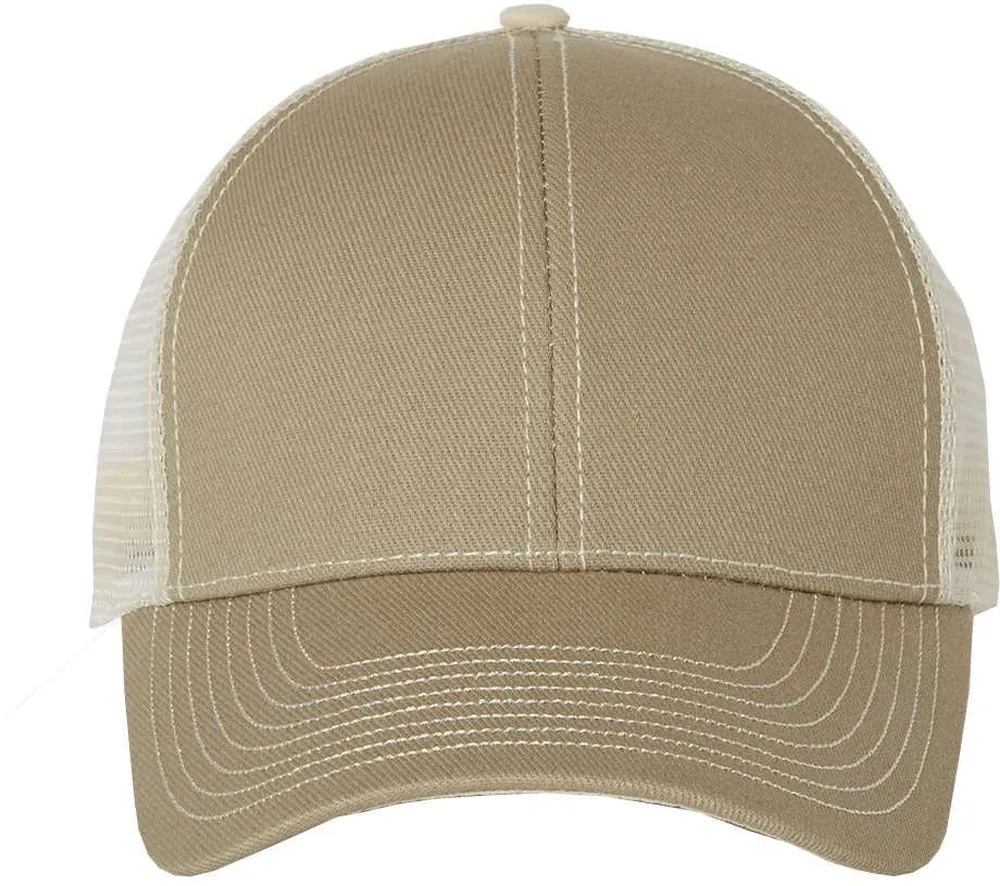 Mega Cap Twill Front Trucker Cap
