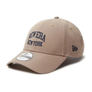 New Era College Logo Beige 9FORTY Adjustable Cap Billy J