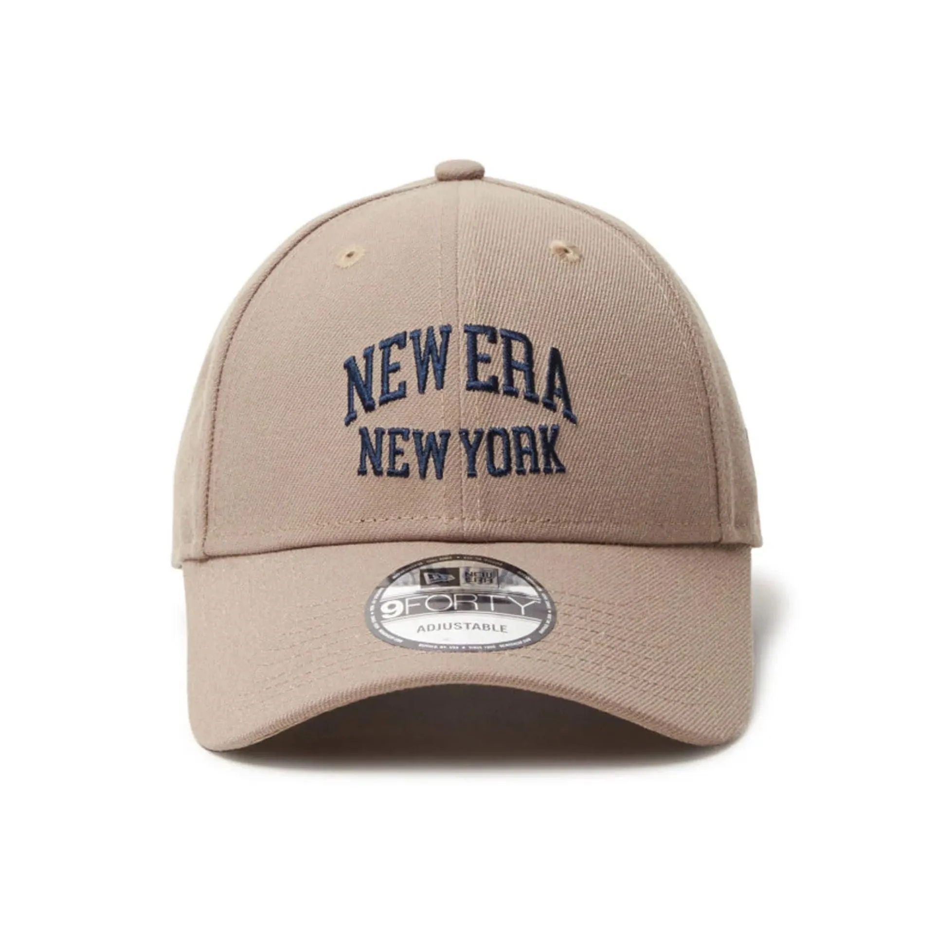 New Era College Logo Beige 9FORTY Adjustable Cap Billy J