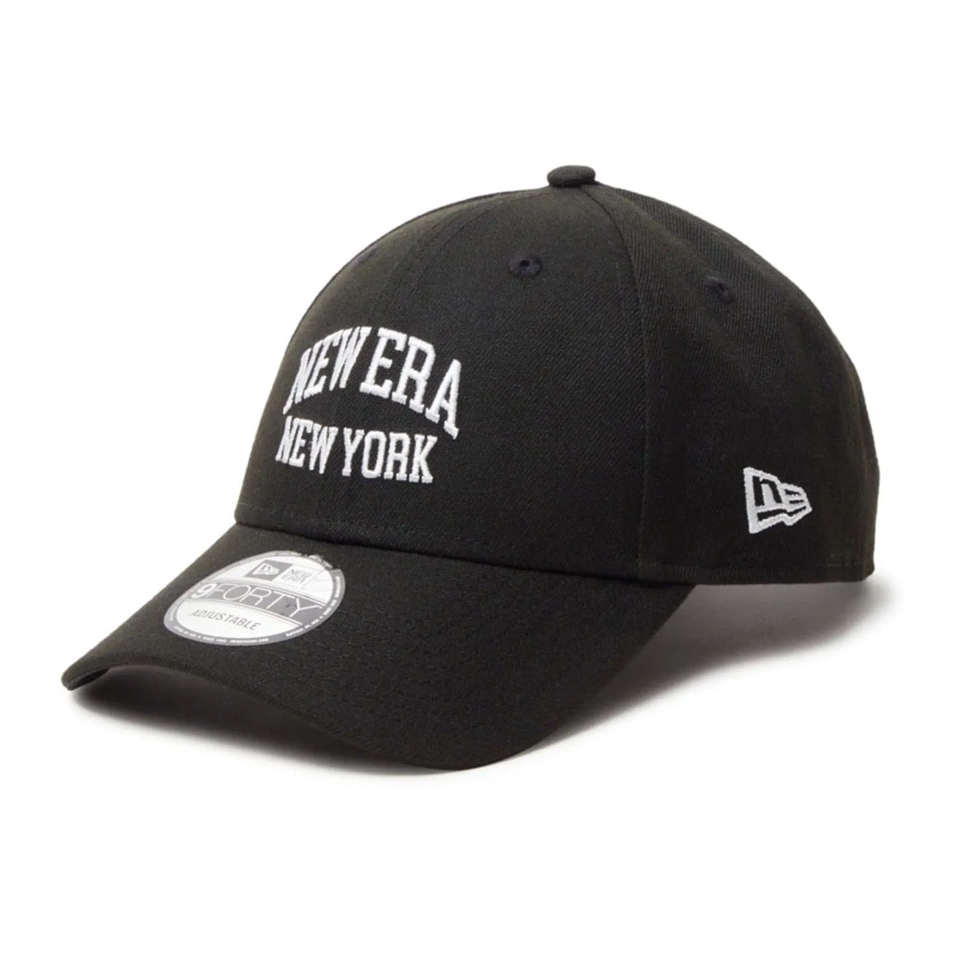 New Era College Logo Black 9FORTY Adjustable Cap Billy J