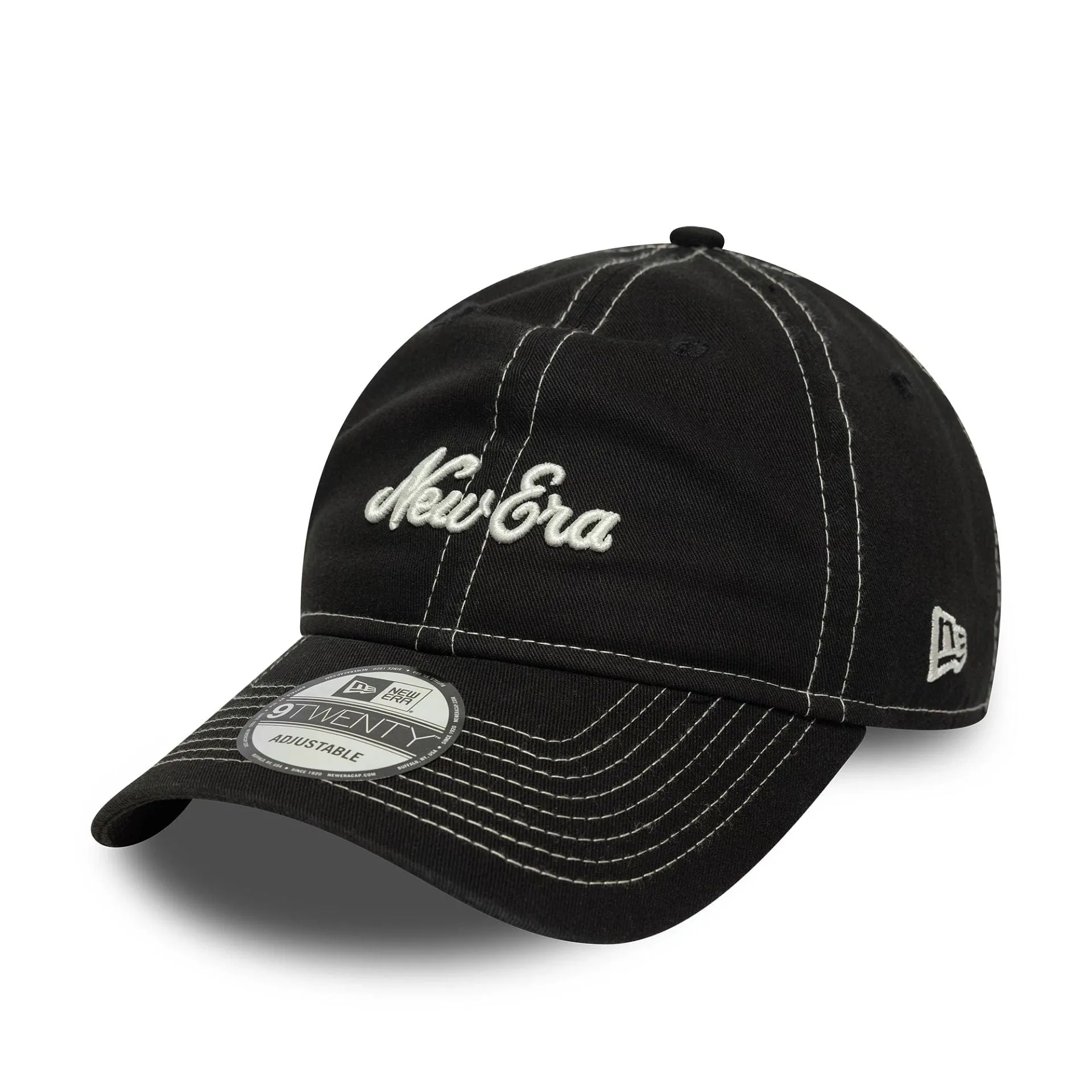 New Era Contrast Stitch Black 9TWENTY Adjustable Cap Billy J