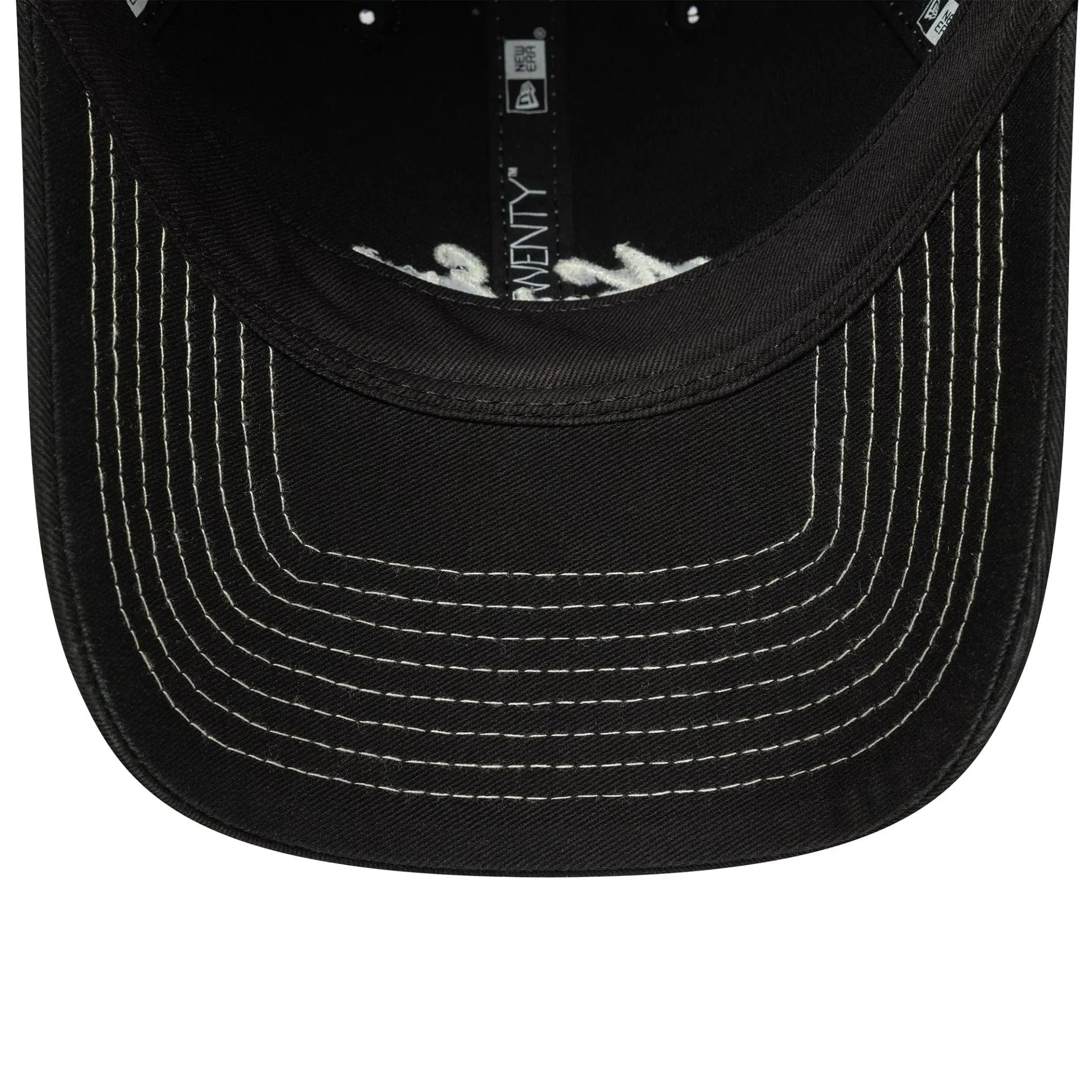 New Era Contrast Stitch Black 9TWENTY Adjustable Cap Billy J