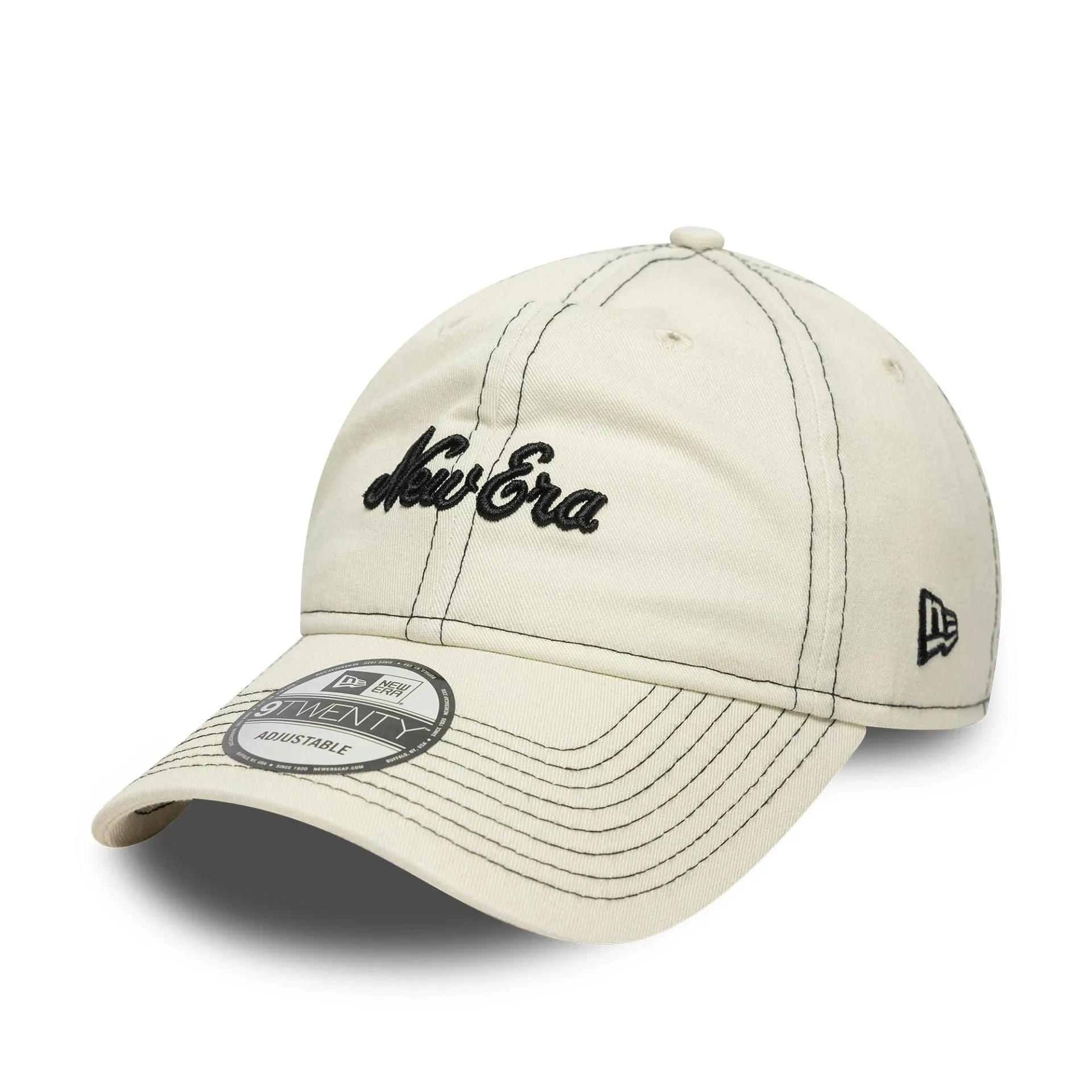 New Era Contrast Stitch Cream 9TWENTY Adjustable Cap Billy J