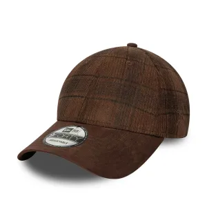 New Era Cord Plaid Dark Brown 9FORTY Adjustable Cap Billy J