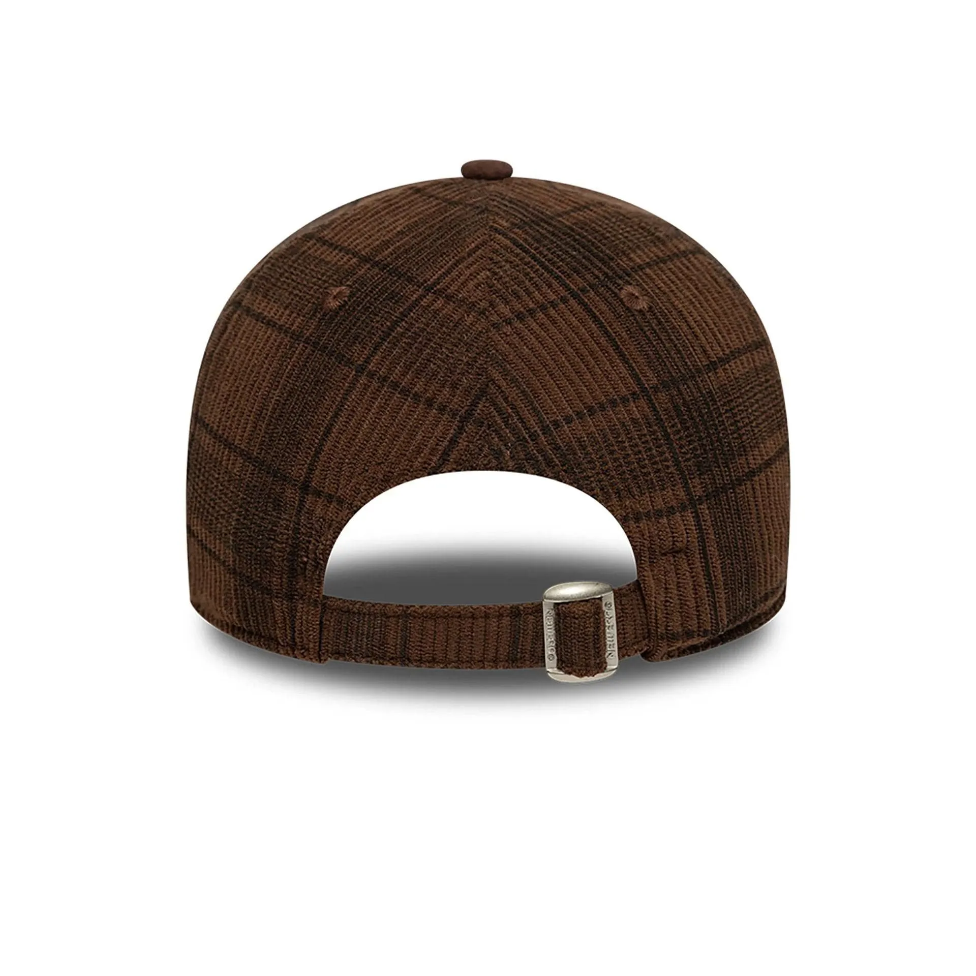 New Era Cord Plaid Dark Brown 9FORTY Adjustable Cap Billy J