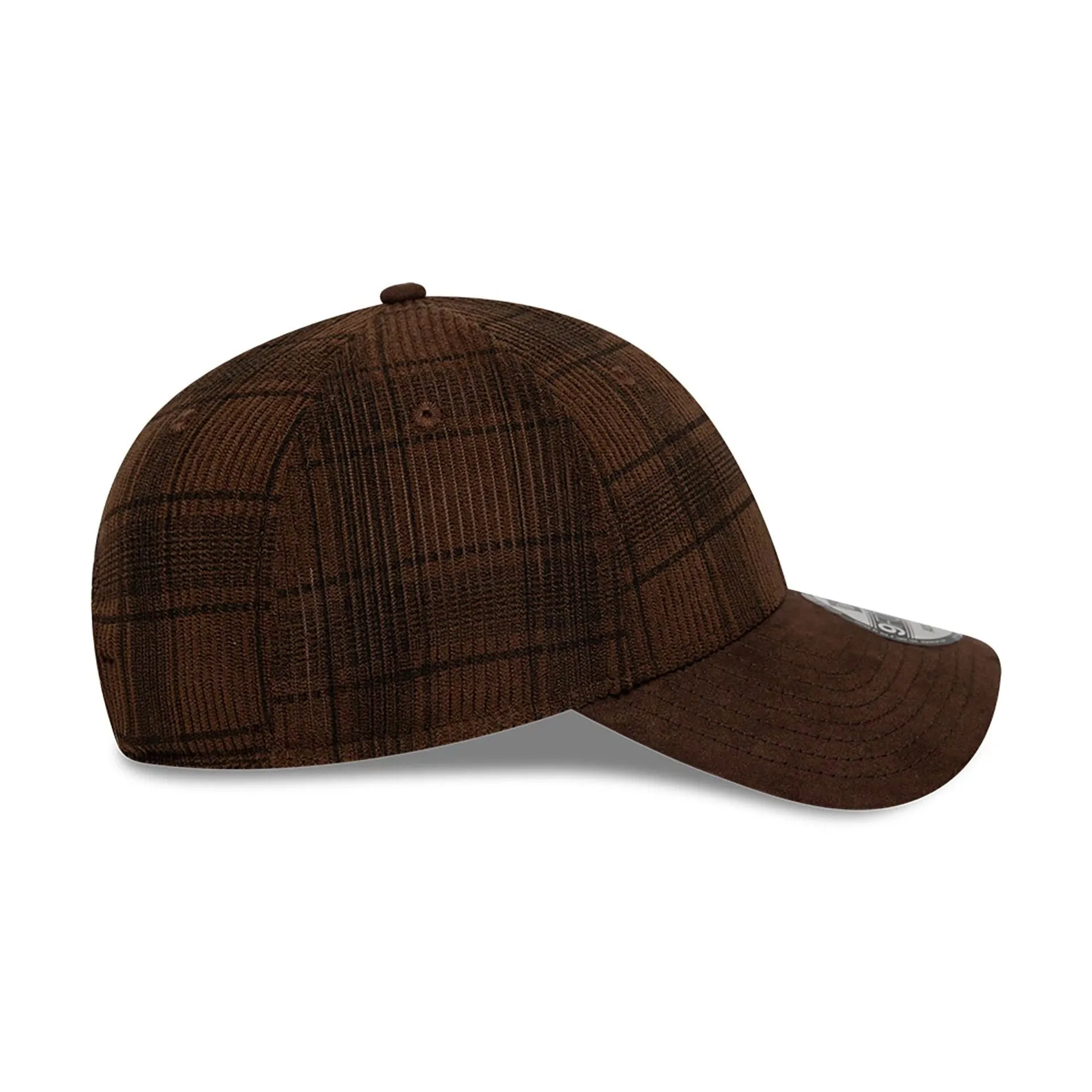 New Era Cord Plaid Dark Brown 9FORTY Adjustable Cap Billy J