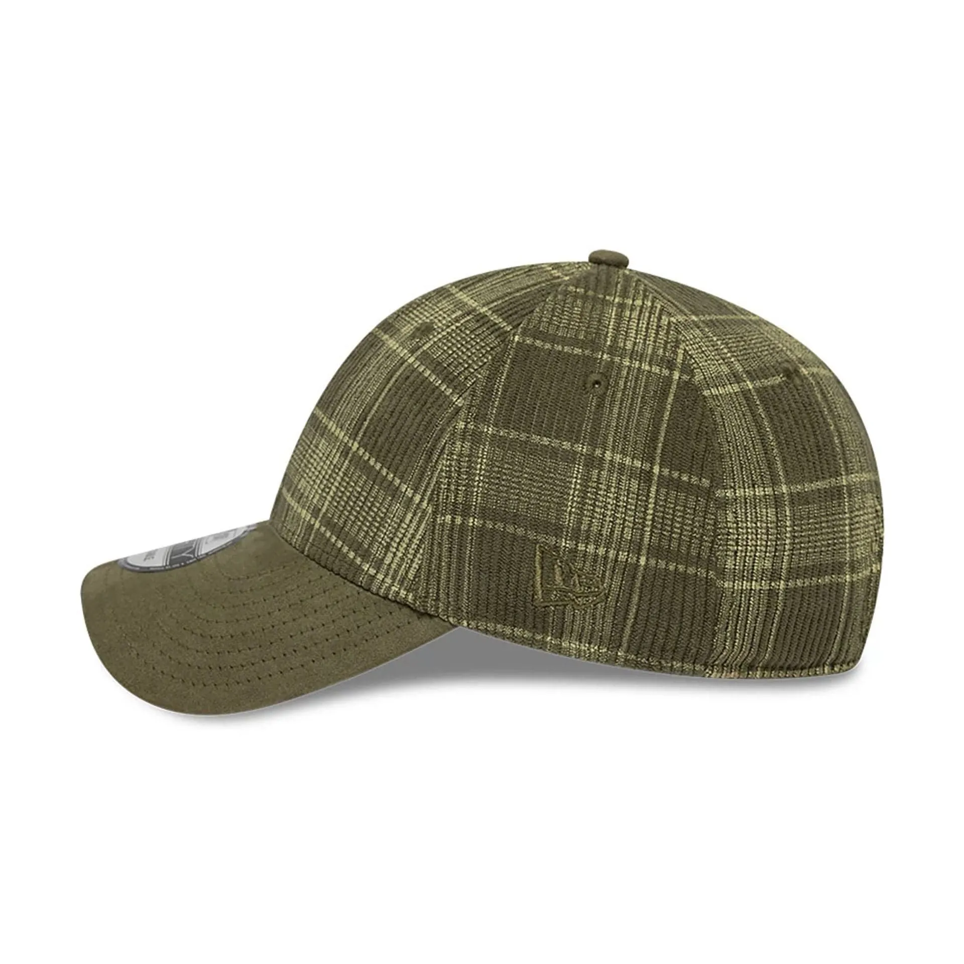 New Era Cord Plaid Dark Green 9FORTY Adjustable Cap Billy J