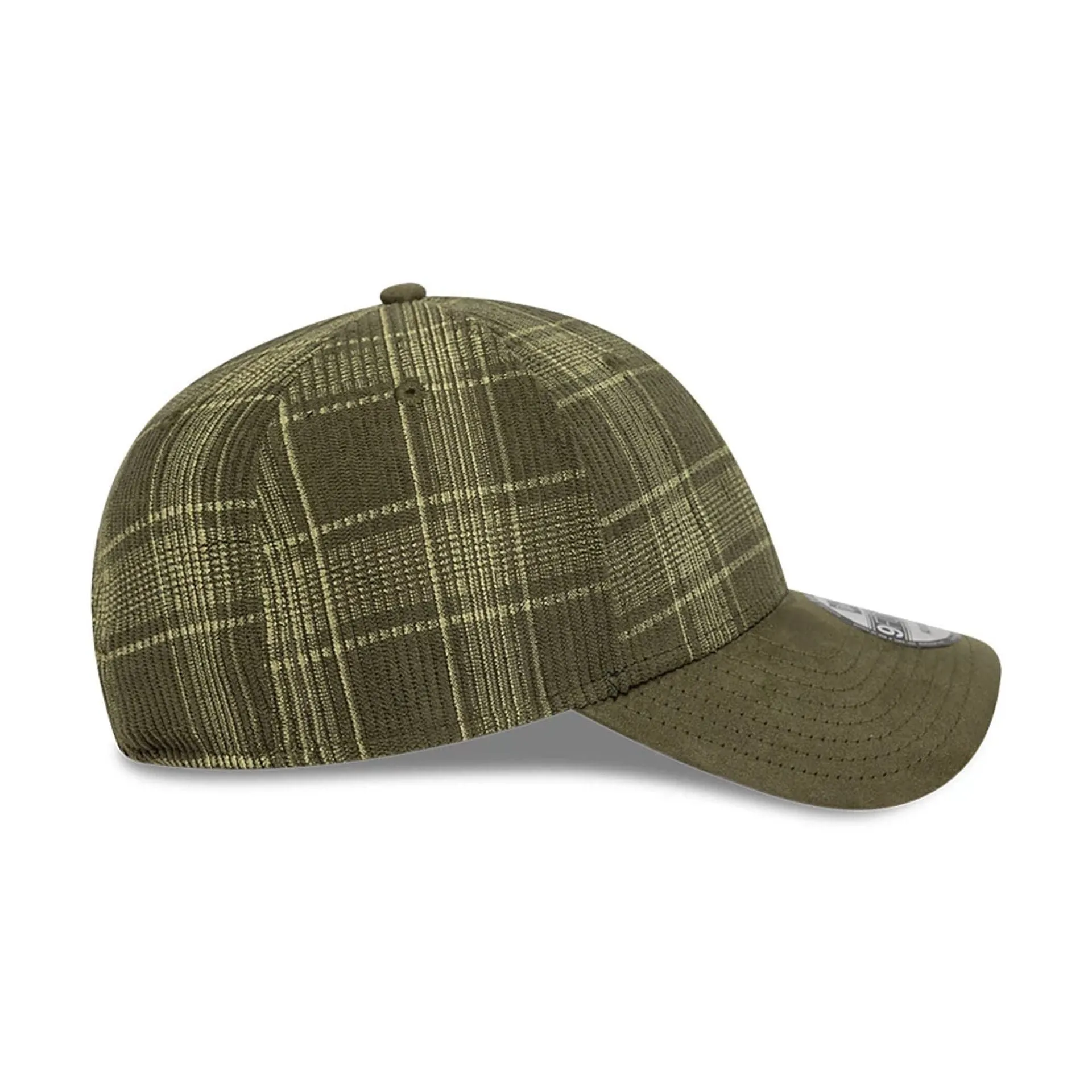 New Era Cord Plaid Dark Green 9FORTY Adjustable Cap Billy J