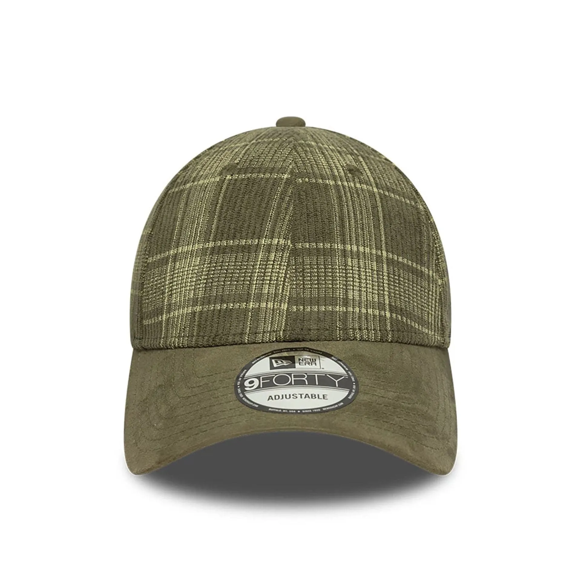 New Era Cord Plaid Dark Green 9FORTY Adjustable Cap Billy J