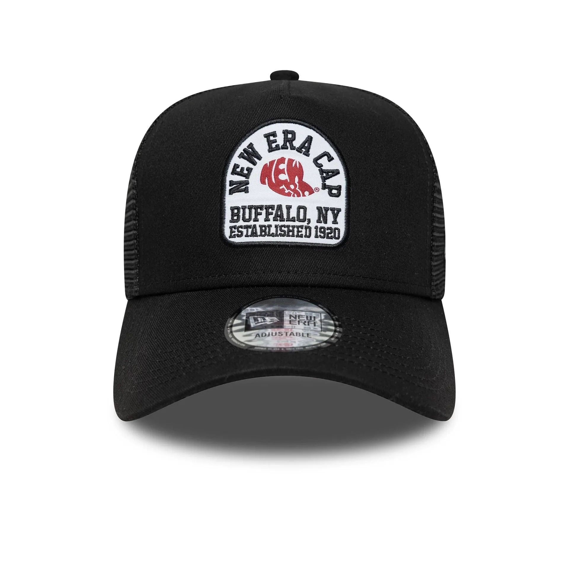 New Era Cotton Patch Black 9FORTY A-Frame Trucker Adjustable Cap Billy J