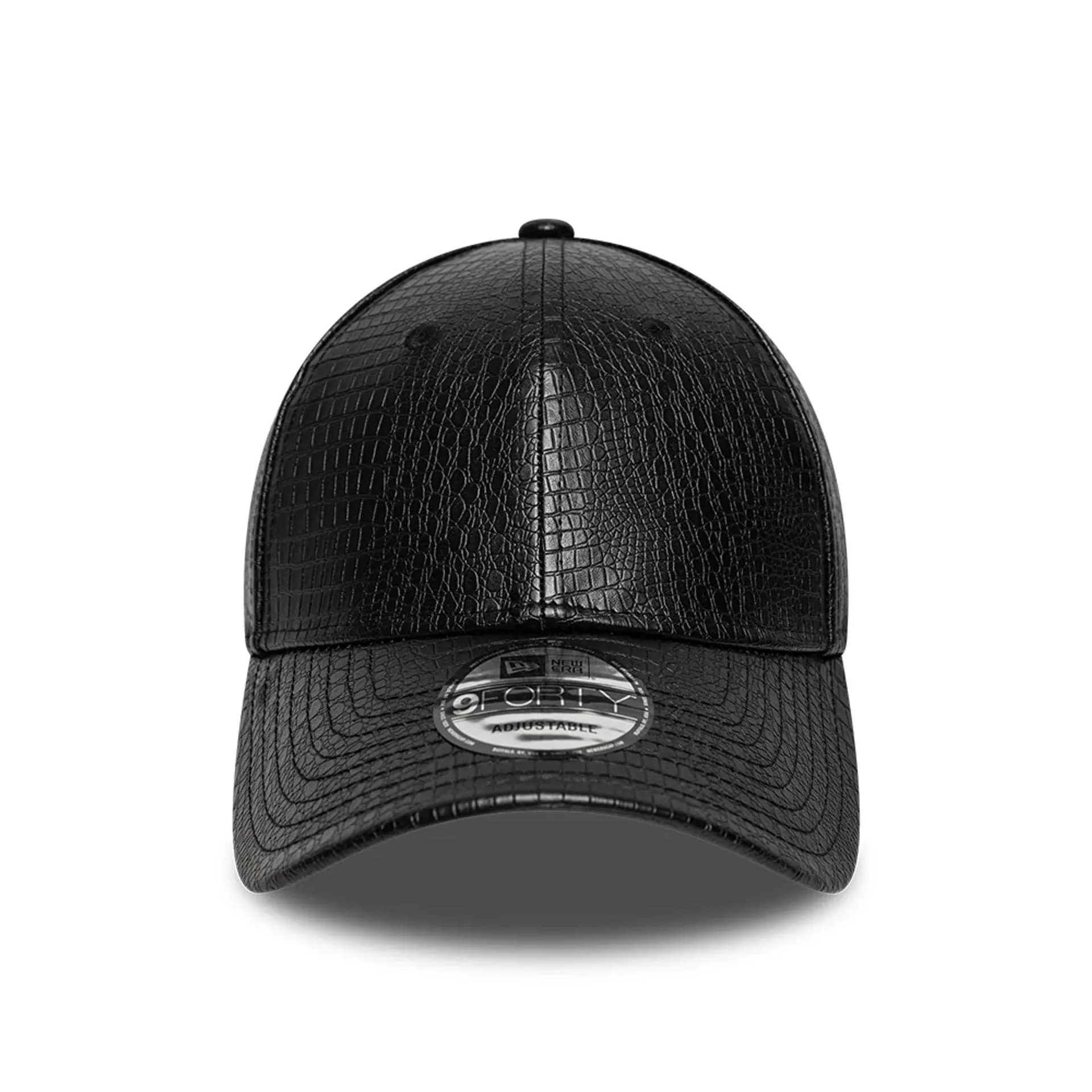 New Era Faux Snake Skin Black 9FORTY Adjustable Cap Billy J
